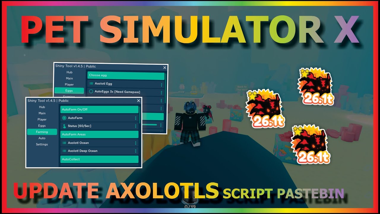 Pet Simulator X Script GUI: Auto Farm, Auto Eggs & More – Caked By Petite