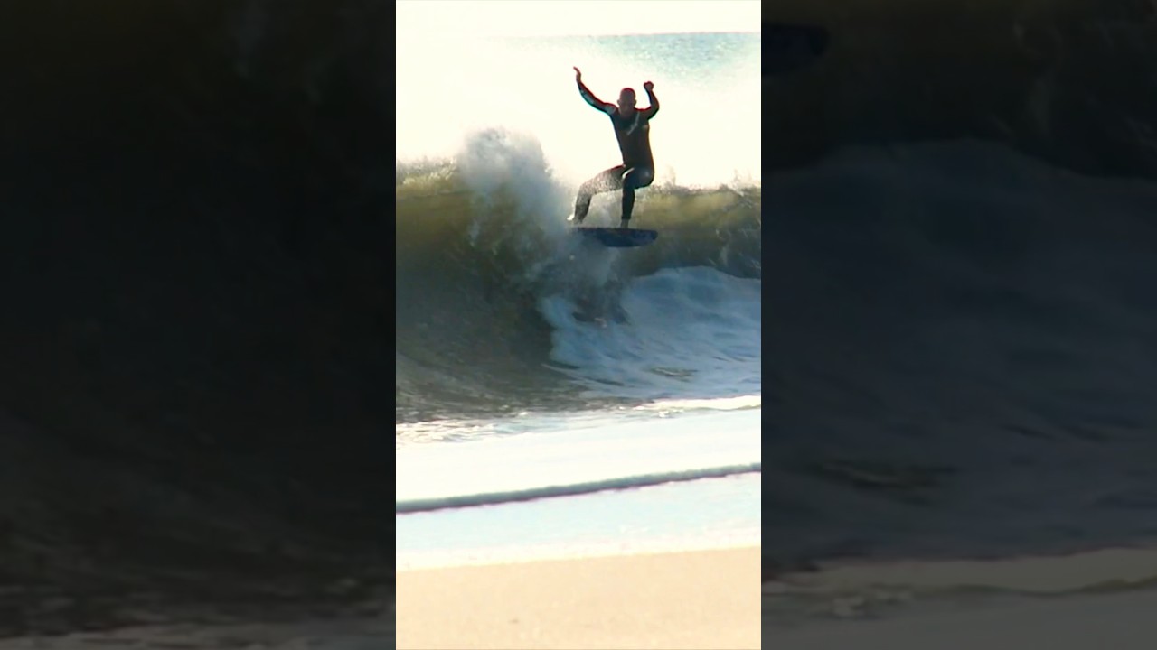 Rule 33 - Man Jumping off a wave…ed and stomped! #air