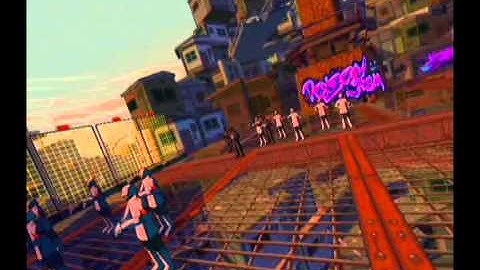 JSRF Speed Run Part 4 - Rokkaku Dai Heights (Commentary with Exclamation)