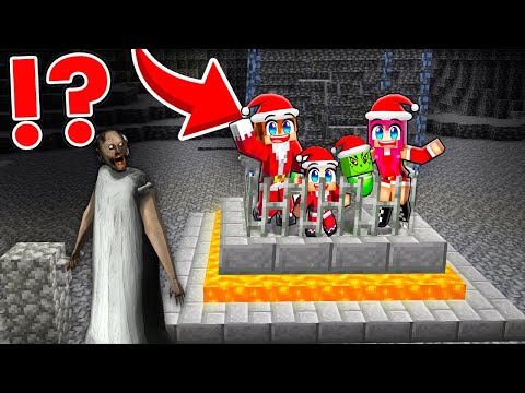 გრენიმ თოვლის ბაბუის ოჯახი მოიტაცა მაინკრაფტში!