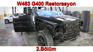 Mercedes  Benz G400d Restorasyon! 2.Bölüm  Boya Aşaması