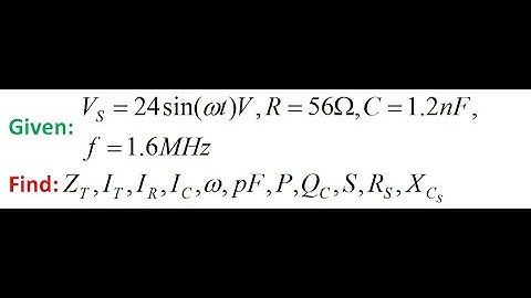 AC Analysis of RC Parallel Circuits | Phasors, Impedance & Frequency Response 05