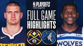 #2 NUGGETS at #3 TIMBERWOLVES | FULL GAME 4 HIGHLIGHTS | May 12, 2024 image