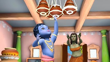 Little Krishna - Fun Game Gameplay Little Krishna vrindavan Runner Part-1 (Android/iOS)