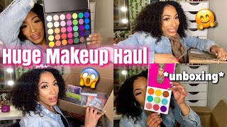 Let’s Unbox Some Makeup (Huge Makeup Haul | my cousin sent me 12 lbs of makeup!