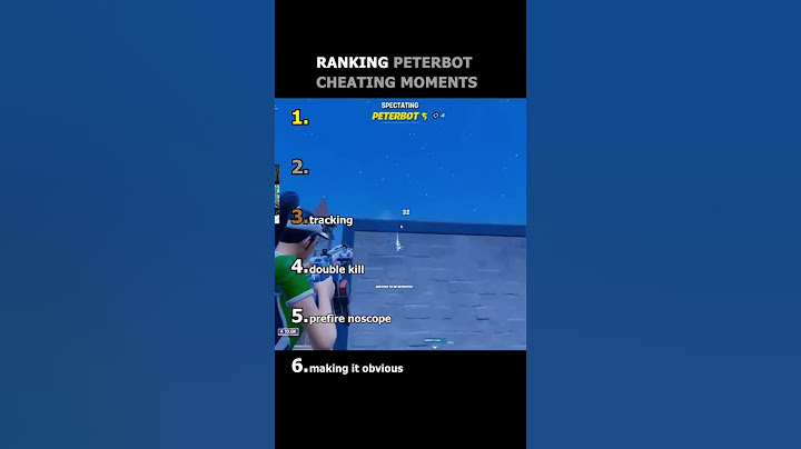 Peterbot Cheating Moments part 1