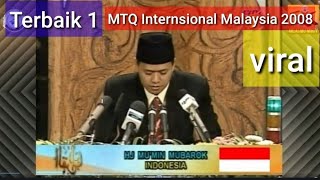 H.Mu''min Mubarok | MTQ Internasional Malaysia 2008 | Terbak 1