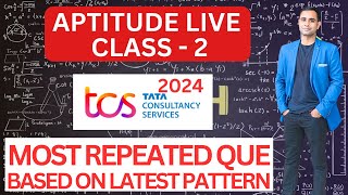 TCS Aptitude Live Class2 | TCS Latest pattern Aptitude Questions