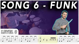 S0.6 | Song 6 - Funk 🥁 Drumscribe Curriculum (Level 0)
