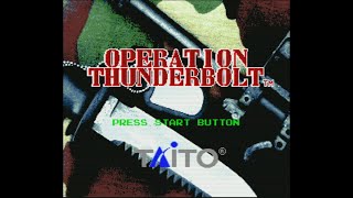 Operation Thunderbolt - Super Nintendo Entertainment System - Intro & Title Screen
