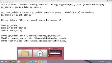 Writing and Executing SCRIPT and UDF(user Defined Function) IN PIG