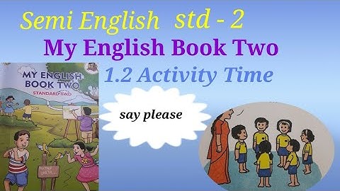 1.2 Activity Time 2std Semi English My English Book Two 