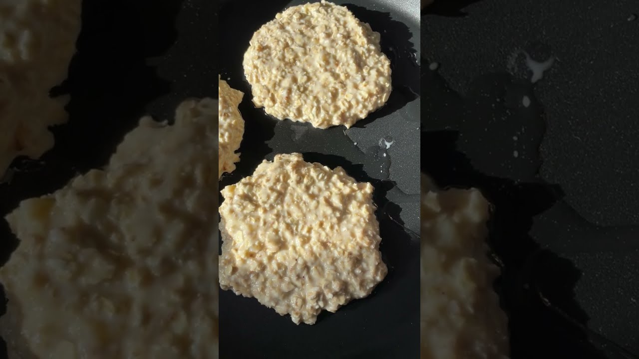 Schnelles &amp; gesundes Bananen-Haferflocken-Pancakes. Schnelles ...