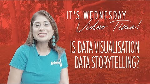 Is data visualisation data storytelling?