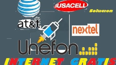 Internet Gratis HTTP Inyector/ Solución Att, Unefon Junio-Agosto