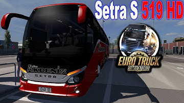ETS2 1.34 | Bus Passenger Mod | Setra S 519 HD | ( G29 + Shifter + Wheel Cam )