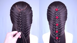 Simple Braided Hairstyles | Easy And Unique Hairstyle For Wedding & Prom | Best Hairstyles For Girls