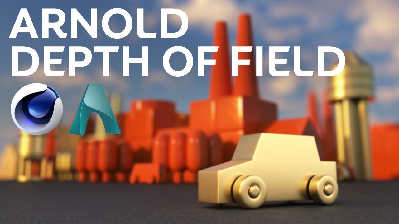 How to apply Depth of Field in Arnold for Cinema4D - YouTube
