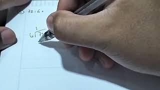 division of 72 divided by 6 how to divide by 6