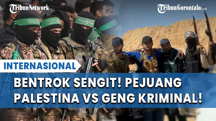 BENTROK MAUT! Hamas Vs Geng Kriminal Gaza Abu Shahab, 50 Milisi Dihabisi!