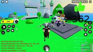 AJUDANDO TRIAL RUMO A ROOM 100 / RAID / DEFENSE TOKEN- ANIME FIGHTERS - ROBLOX LIVE / AO VIVO EP 11