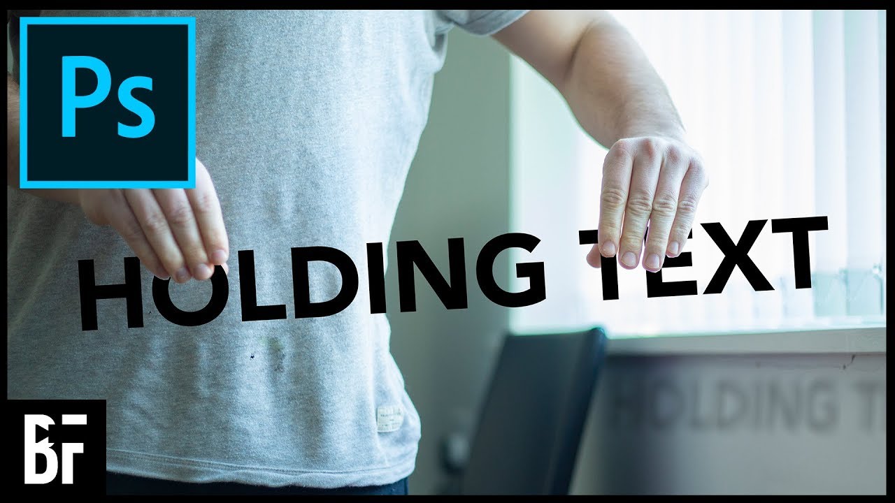 Hold Text in Photoshop - YouTube