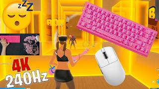 ATK VXE R1 Pro Max Unboxing ASMR 😴 Box Fight Gameplay 📦 Satisfying Keyboard Fortnite 4K 240 FPS 🏆 screenshot 5