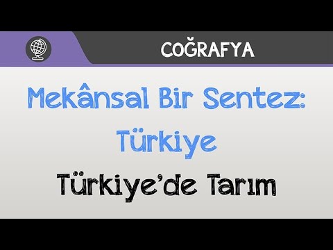 Mekânsal Bir Sentez: Türkiye - Türkiye’de Tarım