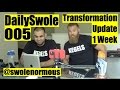 Transformation update 1 week carlosmdeoro  daily swole 005