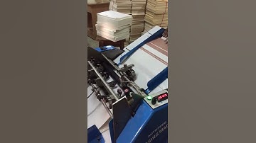 ORIGAMI MACHINES   Auto Feed Creasing, Perforation & Sticker Half Cutting Machine
