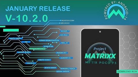 Project Matrixx v10.2.0 Poco F3 MI 11X Redmi K40 Android 14 Super Smooth UI 🔥
