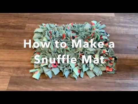 DIY Snuffle Mat for Dogs • Heather Handmade