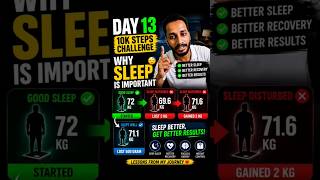 Day 13/30 – Lost Weight Again After Fixing My Sleep 😴