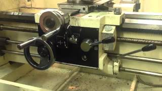 Jet Lathe - Engage Cutting Feed