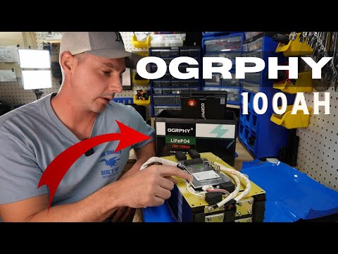 Ogrphy 12V 100Ah LiFePO4 battery