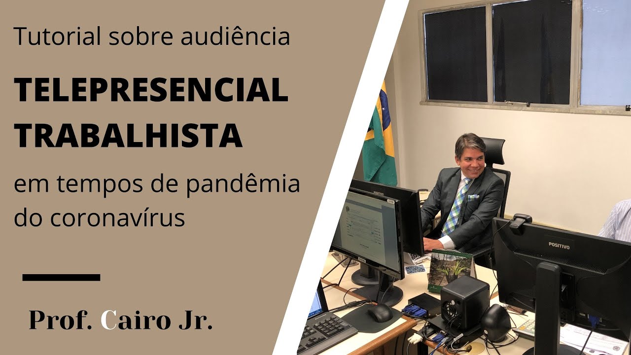 TUTORIAL SOBRE AUDIÊNCIA TELEPRESENCIAL NA JUSTIÇA DO TRABALHO - YouTube