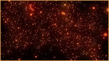 No Copyright Motion Background | Golden Dust Particles Fly || Free Particle Stock Video Footage