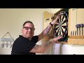 CHECK OUT MY NEW DARTS SETUP - WINMAU BLADE 5 DUAL CORE BOARD - VLOG #4