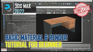 3ds Max 2022 Basic Material And Render Tutorial For Beginner [COMPLETE]