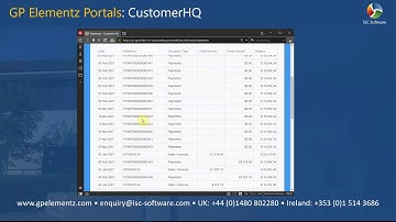 GP Elementz - CustomerHQ - View Statements