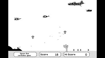 Airborne! [Apple Macintosh 128K Gameplay] (1984) Silicon Beach Software, Inc.