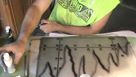 How To Airbrush sheet metal and rivets! (Part 2)