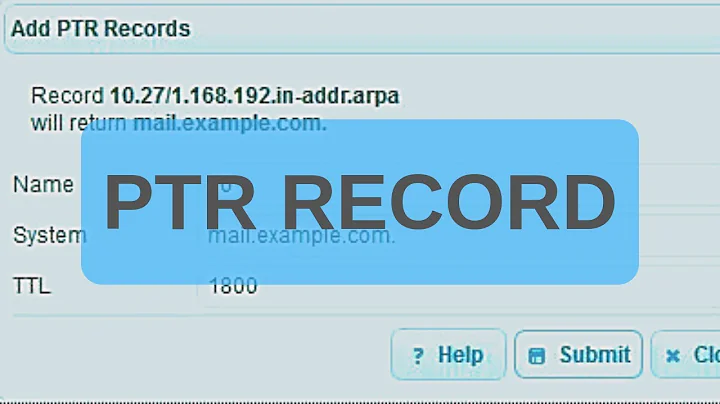 PTR Record | DNS Basics
