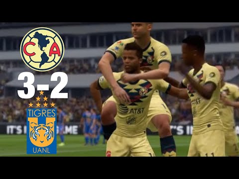 Resumen America vs Tigres 3-2 eLiga MX Virtual Jornada 2 Clausura 2020| Giovani vs Nahuel