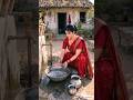 #89 🍽️ गांव में बर्तन धोते हुए 🏡 | Village Life | Komal Army #shorts