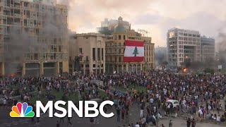 Demonstrators and Security Forces Clash In Beirut | MSNBC