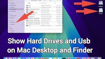 How to Show Hard Drives and Usb on Mac Desktop and Finder 2025