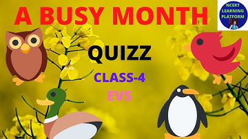 #A BUSY MONTH,QUIZ,CLASS-4,NCERT LEARNING PLATFORM