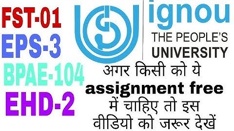 ignou assignment 2017-18 solved