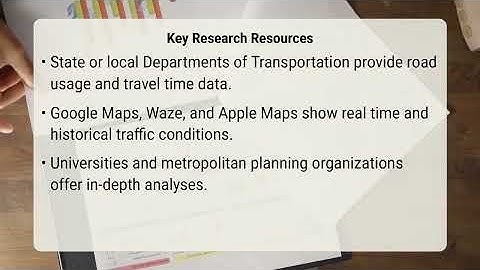 Where Can I Research City Traffic Congestion?